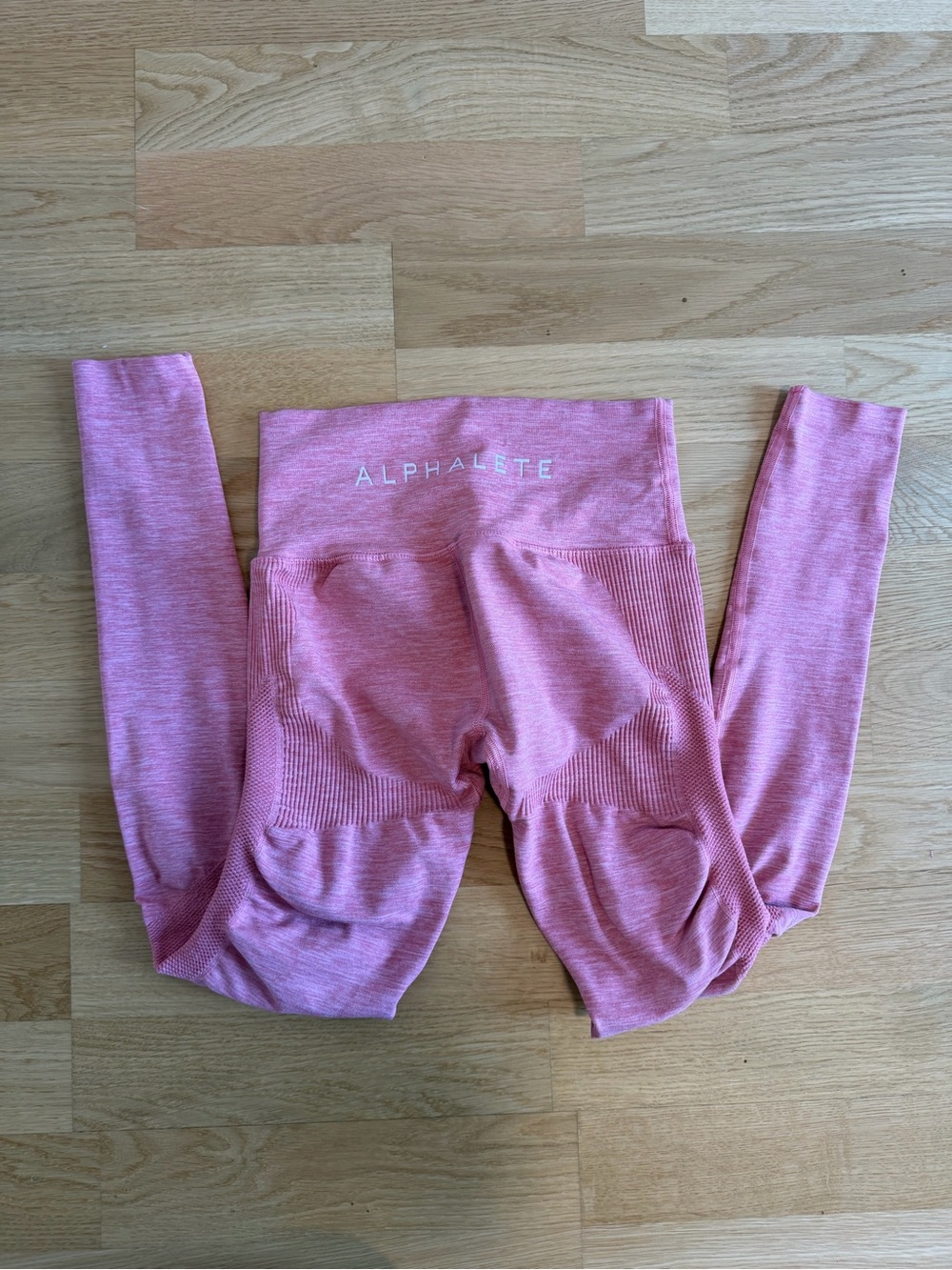 Alphalete Pink Seamless High-Rise Performance Leggings